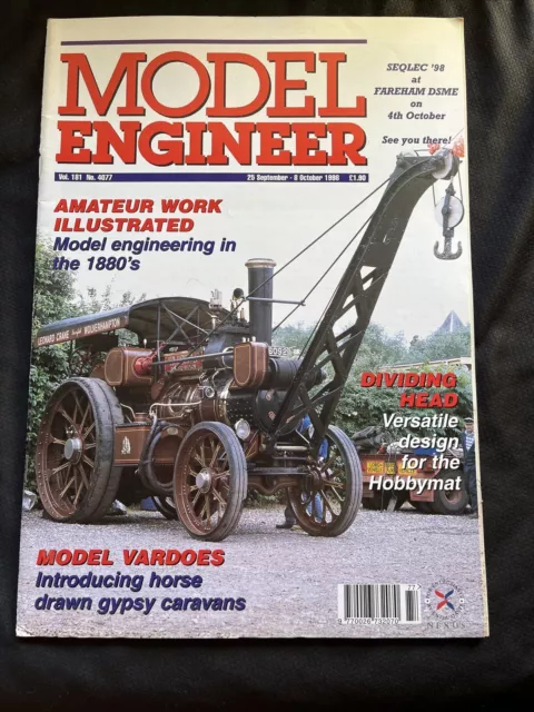 Model Engineer Magazine Vol. 181 No. 4077 - 25th September 1998