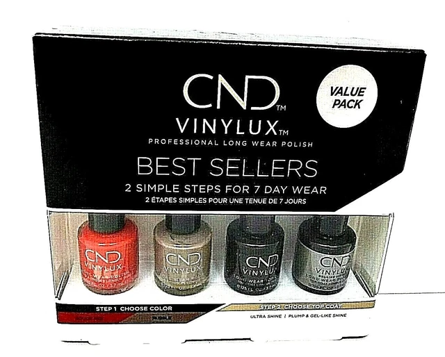 CND Vinylux Nail Polish Womens Professional Long Wear 4 Colors 7 Day Wear NEW