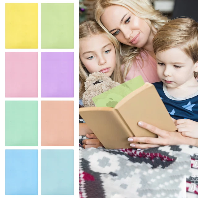 A4 ADHD Colored Sheet Highlight School Dyslexia Overlay Reading Strips