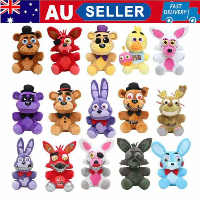 FNAF Plushies Set,Five Night Plushies 7.8 inch,Horror Game Animals