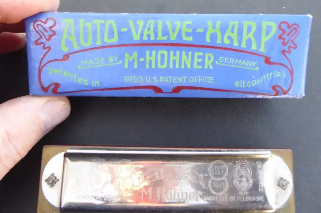 1900S M HOHNER AUTO VALVE HARP HARMONICA BOXED 107.50 PicClick AU