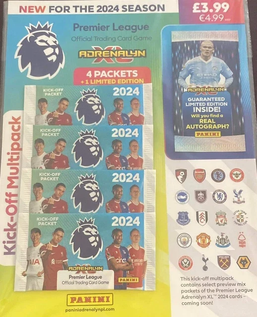 PANINI ADRENALYN XL 2024 PL Kick Off Multipack Haaland Limited Edition