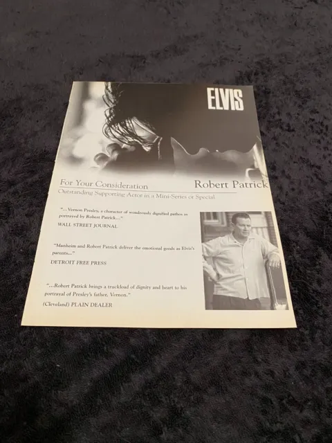 ELVIS 2005 Emmy ad Robert Patrick as Vernon Presley for Best Supporting Actor