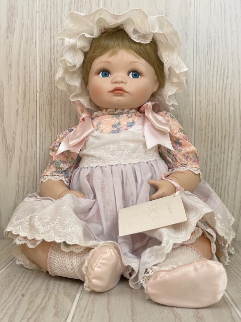 Vintage Heritage Dolls Porcelain Jessica 1989 Hamilton Collection
