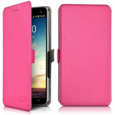 pour Smartphone Archos 50 Platinum 4G Ref.4-C Etui Portefeuille Vert 