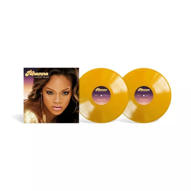 RIHANNA | Music Of The Sun | SEALED 2023 Yellow Opaque Colored Vinyl 2LP