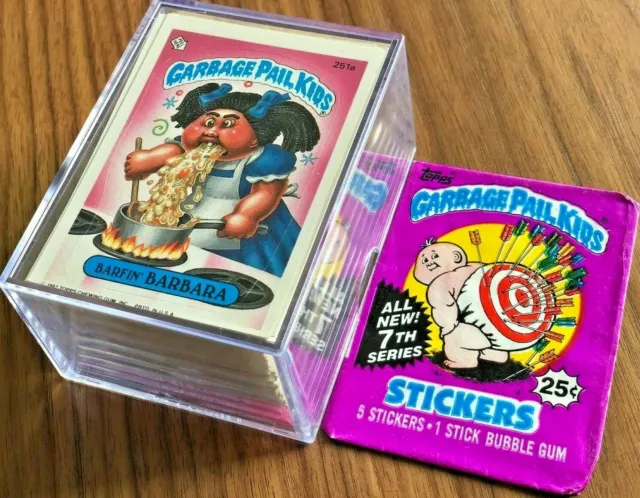 '87 Topps Garbage Pail Kids Original 7th Series 7 Complete MINT Card Set GPK OS7