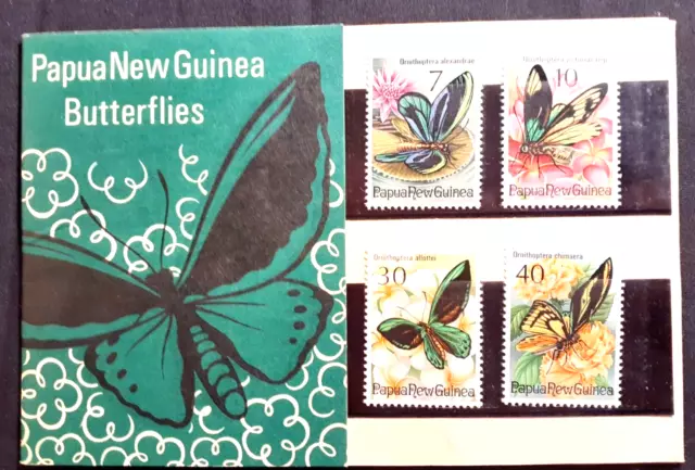 Papua New Guinea 1975 Butterflies Stampack  Mint