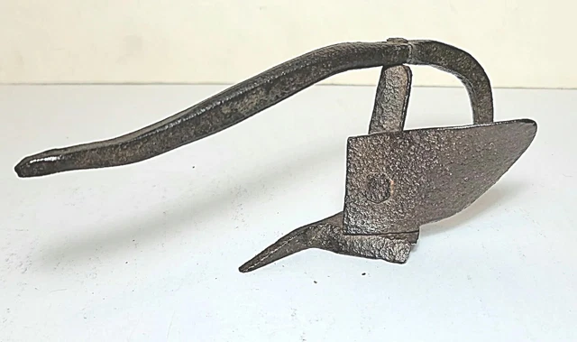 Blacksmith Forged Mini. Iron Plow.18th-19th.century. Salesmans Sample ?