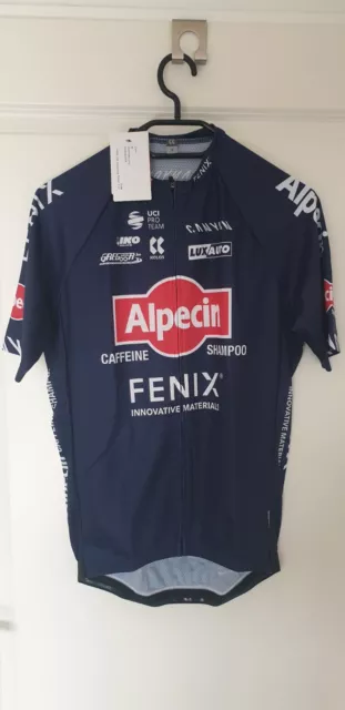 KALAS Alpecin Fenix Trikot/Cycling Jersey/Radsport Jacke/kurzarm/Men/Größe 5