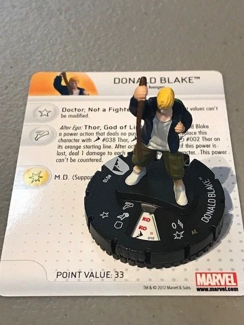 Marvel Heroclix Chaos War 010 Donald Blake