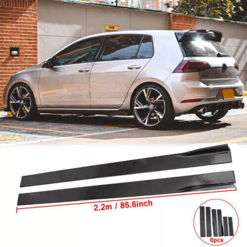 POUR VW Golf GTI MK5 MK6 MK7.5 2.2M NOIR BRILLANT BAS CAISSE SPORT REGARDEZ KITS