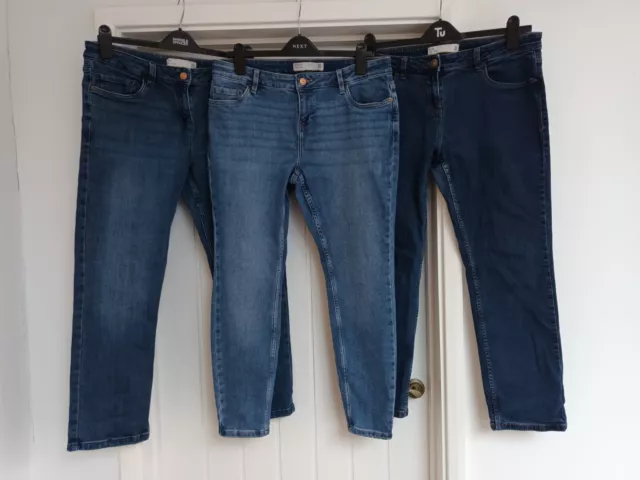 New Womens Ladies Denim Boyfriend Mom Jeans UK Size 6 8 10 12 14 16