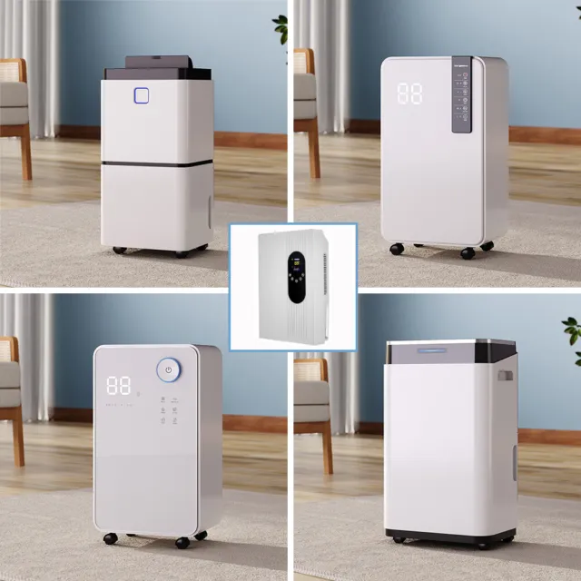 Large Dehumidifier Portable Quiet Home Air Dryer for Mould Moisture Damp 70L/20L