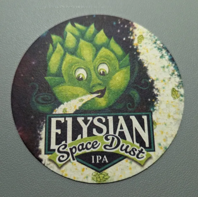 Beer Coaster Elysian Brewery Space Dust IPA Seattle Washington 2016