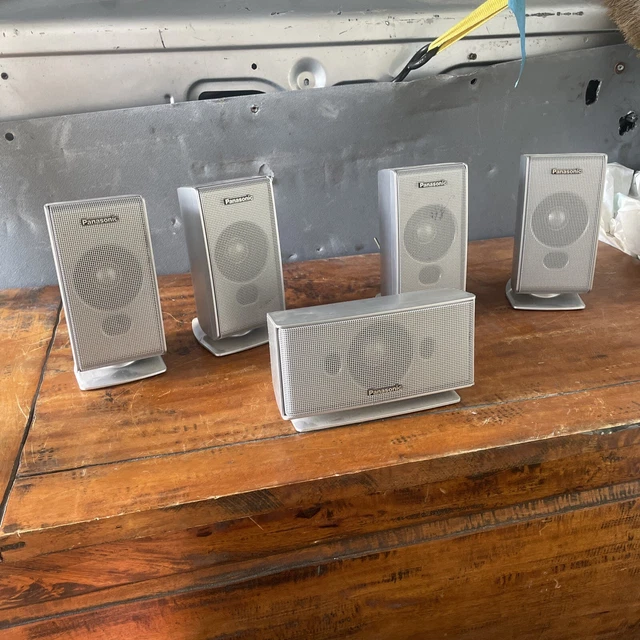 PANASONIC SPEAKER SYSTEM Silver Surround Sound SBFS520 Fully Cheap 5