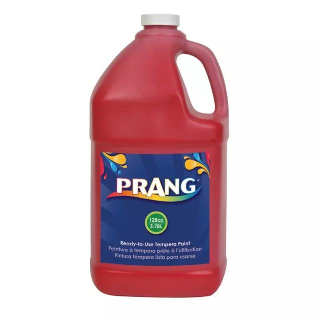 Prang Ready-to-Use Tempera Paint, Red, 1 Gal