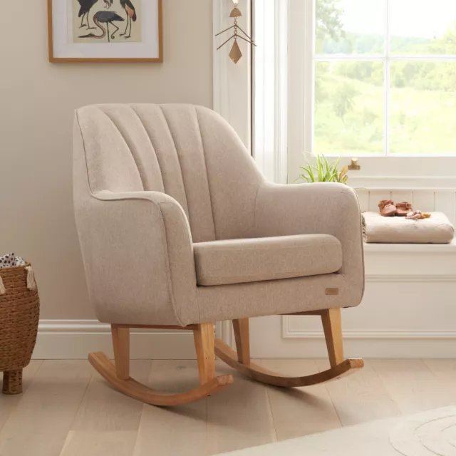 Tutti Bambini Noah Rocking Nursing chair in Stone Natural