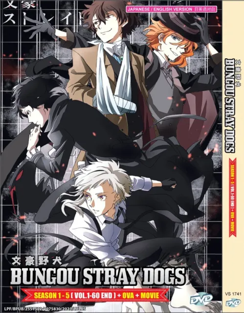DVD ANIME Bungou Stray Dogs Sea 1-5 Vol.1-60 End + OVA + Movie ENGLISH DUBBED