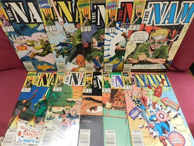 Nam 41 42 43 44 45 46 47 48 49 50 Marvel Comic Run Murry Frenz Romita 1990 Vf