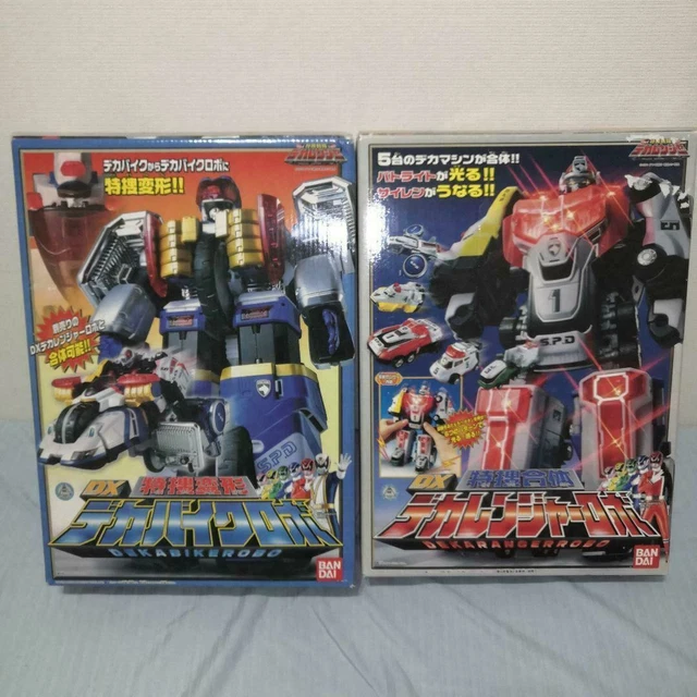 Power Rangers Deka Ranger POWER RANGERS TOKUSOU Sentai Dekaranger DX Deka Ranger Robo & DekaBike ...