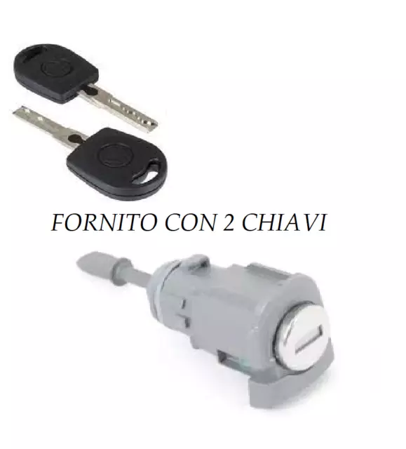 Cilindro Con Llave Para VW Amarok Trinquete Bloque Cerradura Puerto 2