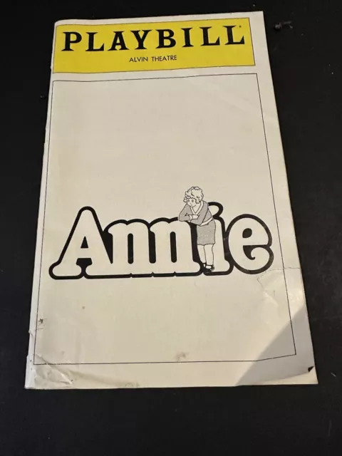 Annie Alvin Theatre, June 1981, Broadway Playbill