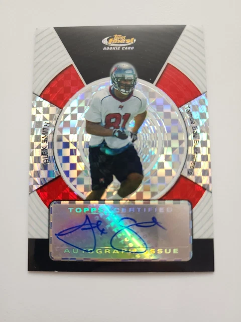 2005 Topps Finest X-Fractor /250 Alex Smith (Buccaneers TE) Rookie Auto RC