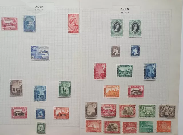 Aden stamps - 4 photos.