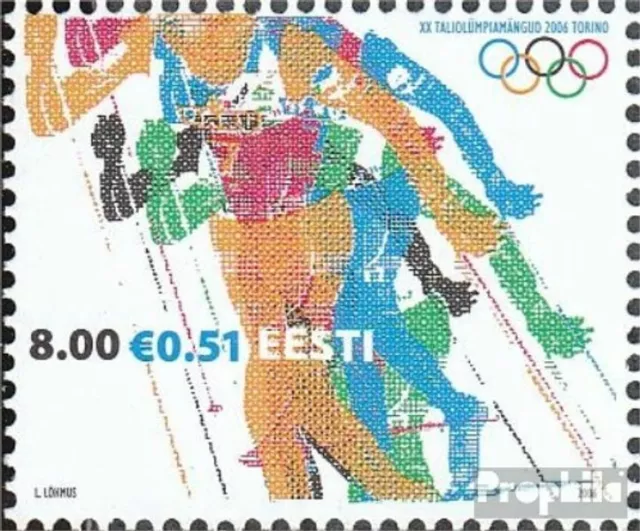 Estland 540 (kompl.Ausg.) postfrisch 2006 Olympia