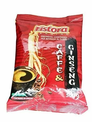 500g Ristora Caffè Preparato Ginseng Solubile Distributori Automatici Bar Casa