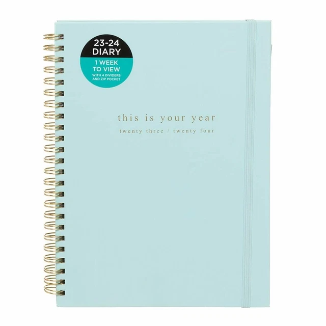 WHSMITH A5 2023/2024 This Is Your Year Week to View with Notes Mid Year