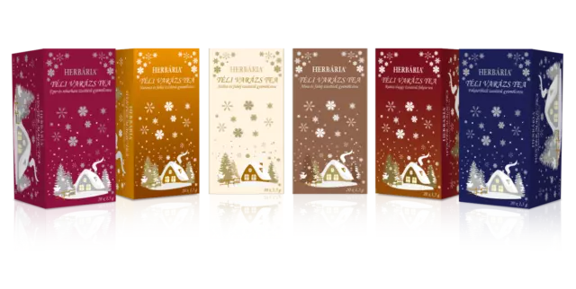 Herbaria Magic Winter 100% Natural Fruit Herbal Tea Flavoured Selection Gift Box