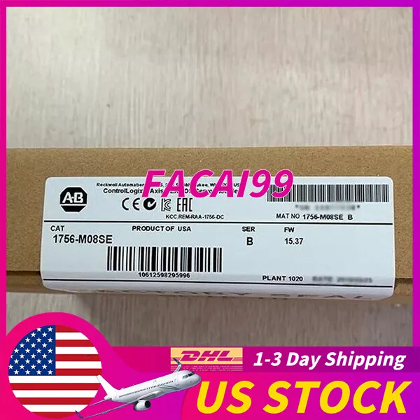 New Sealed Allen-Bradley 1756-M08SE /B ControlLogix 8 Axis Sercos Servo Module