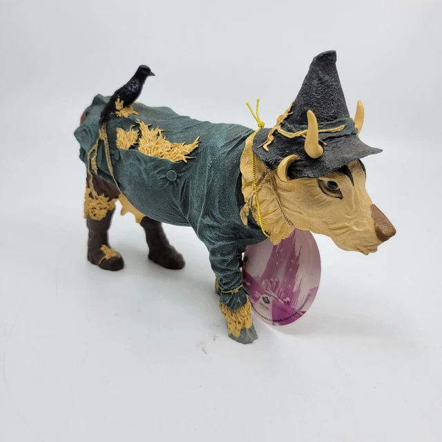 Cow Parade Wizard of Oz Scarecrow Resin Collectible Figurine Retired