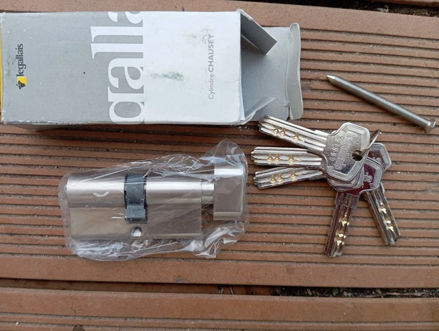 Serrure Cylindrique à Pommeau – Double Cylindre – Bouton De Porte – Générique