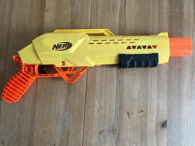 NERF Alpha Strike Pack de 2 lanzadores Tiger DB-2 con 16 dardos incluidos, Alpha strike