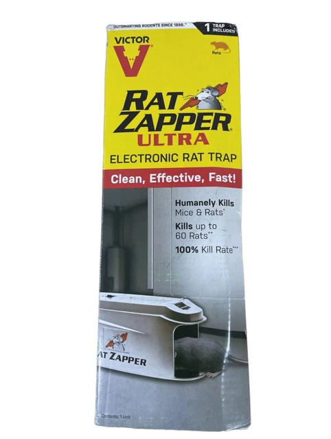 Victor Ultra Rat Mouse Trap Battery Operated Hands Free Home Pest Control Bait