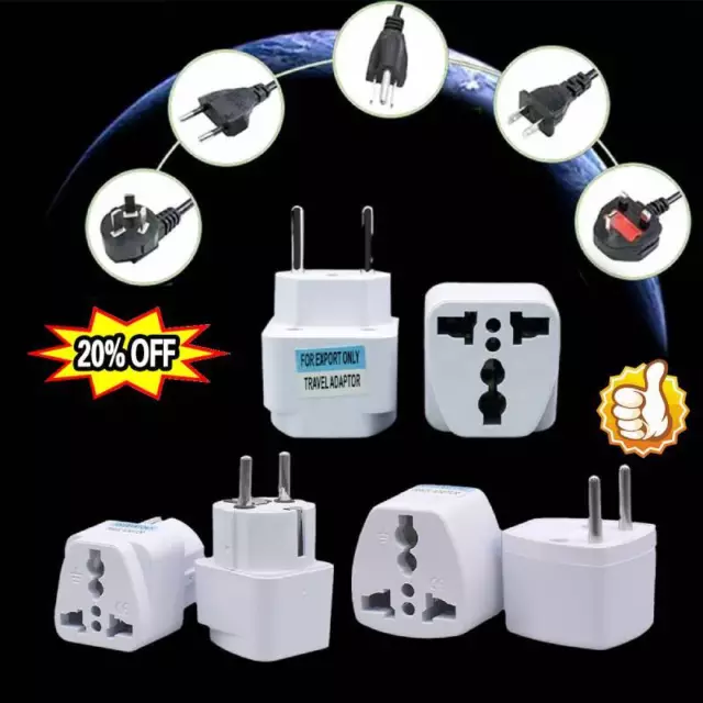 Universal Plug Adapter EU US UK AU To UK Type G-Travel Socket Plug Converter