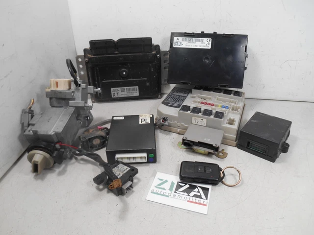 Set Clé ECU Nissan Micra K12 1.2 16V 80cv CR12 2003 MEC32-040 284B2AX620