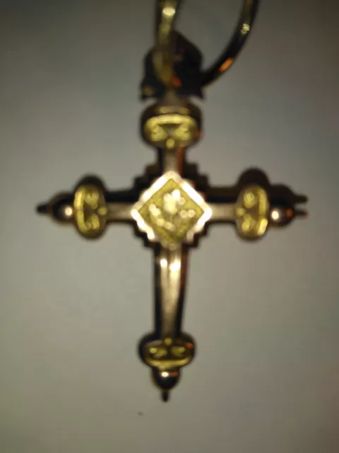 croix jeannette ancienne Or 18 carats