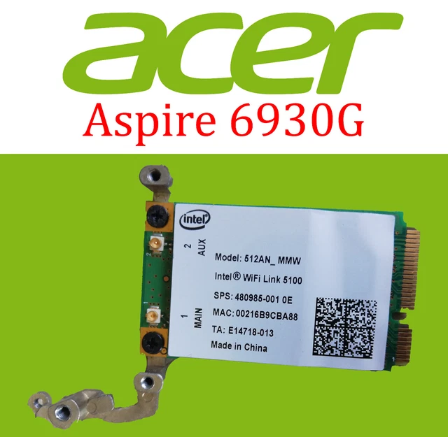 Carte WiFi Sans Fil Pour Acer TravelMate 5730 – Occasion