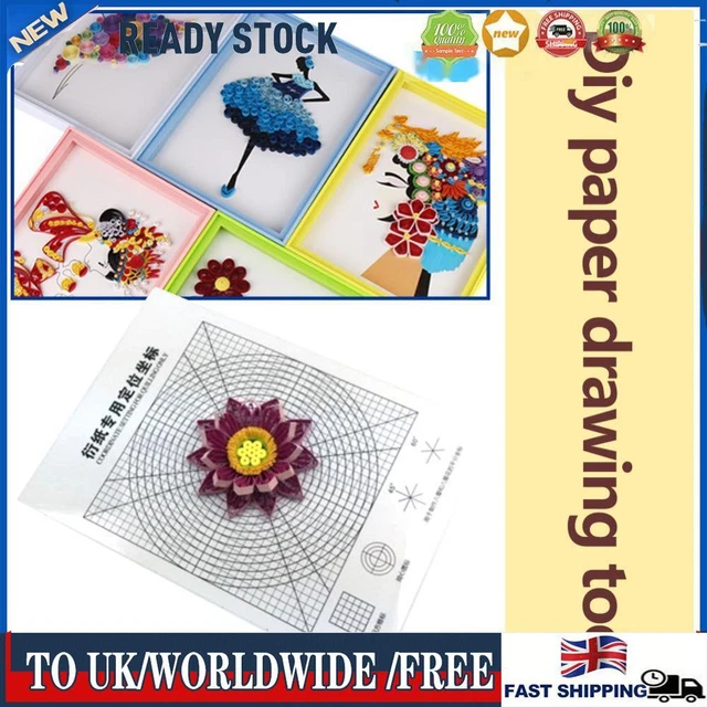 Release Drawing Locating Paper Craft Quilled Setting for DIY Paper Handmade Tool
