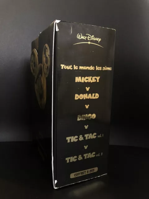 Coffret 5 DVD Tout le monde les aime Mickey Donald Dingo Tic et Tac 1 et 2 3