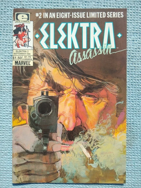 Vintage Marvel Epic Comics Elektra Assassin No. 2 1986 Limited Series Comic Book