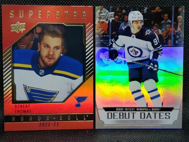2022-23 Upper Deck Series 1 Hockey Base and Parallel Inserts. You Pick! 10