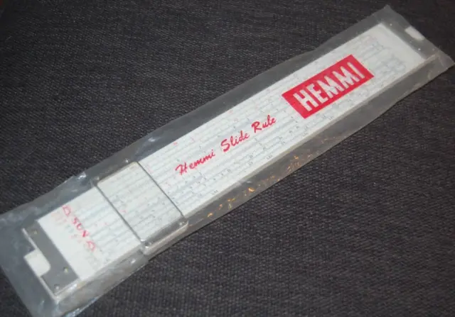 Vintage Sun Hemmi 259D Bamboo Slide Rule 259 Made in Japan - New old stock