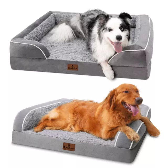 Orthopedic Memory Foam Dog Bed Extra Large Jumbo Soft Pet Pad Mattress Dog Mat