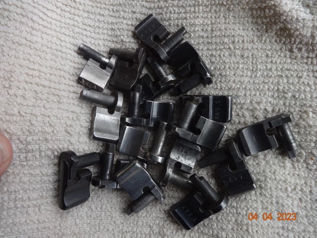 '98 Mauser Thumb Safetys stamped with various number.