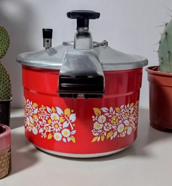 Cocotte Minute SEB Vintage Blanche - Ancienne Autocuiseur, Acier Inoxydable, 25 Cm